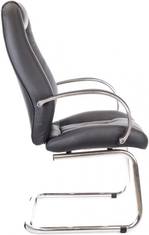 Офисное конференц-кресло Everprof Drift Lux CF экокожа черная