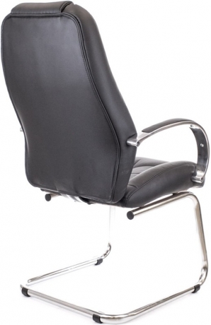 Офисное конференц-кресло Everprof Drift Lux CF экокожа черная