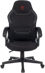 Кресло компьютерное игровое Zombie 10 черный текстиль/экокожа