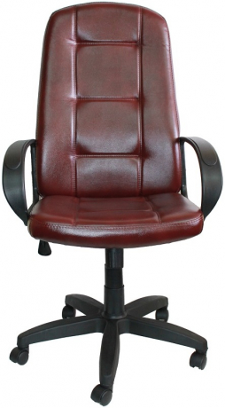 Компьютерное кресло Сенатор Ультра экокожа бордовая