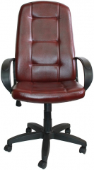 Компьютерное кресло Сенатор Ультра экокожа бордовая