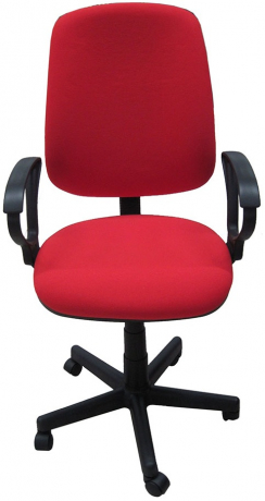 Компьютерное кресло Флеш FreeStyle Гамма ткань красная