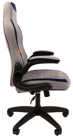 Игровое кресло Chairman Game 50 серый/синий