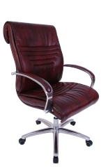 Кресло Вип хром низкая спинка