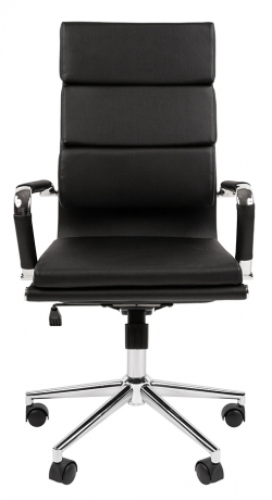 Офисное кресло руководителя Chairman 750 экокожа черная