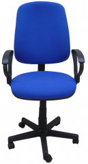 Компьютерное кресло Флеш FreeStyle Гамма ткань синяя