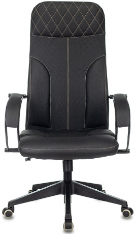 Кресло руководителя Бюрократ CH-608/ECO черный экокожа