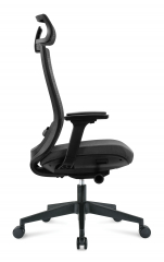 Кресло руководителя Norden Ruby black черный/черный пластик