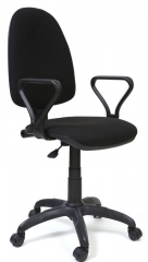 Кресло офисное компьютерное Престиж Самба ткань черная