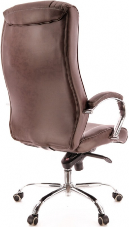 Кресло руководителя Everprof King M экокожа коричневая