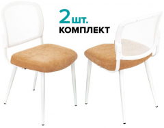 Стул для кухни Бюрократ KF-8W_2 комплект 2 шт. горчичный