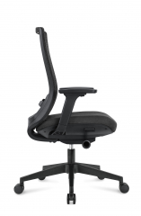 Офисное кресло Norden Ruby black LB черный/черный пластик