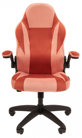 Игровое кресло Chairman Game 55 розовый/бордо