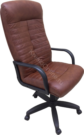 Офисное кресло Консул Стандарт кожа коричневая