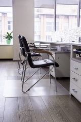 Коврик под кресло 900*1200 мм, матовый, &quot;песок&quot;, полипропилен 1,5 мм.