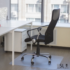 Коврик под кресло 900*1200 мм, матовый, &quot;песок&quot;, полипропилен 1,5 мм.