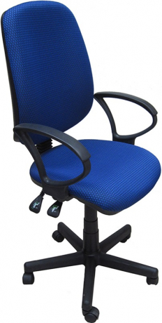 Компьютерное кресло Флеш Синхро Гамма ткань синяя