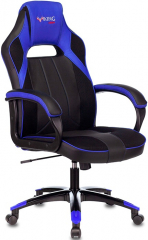 Кресло компьютерное игровое Zombie VIKING 2 AERO черный/синий текстиль/экокожа