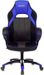Кресло компьютерное игровое Zombie VIKING 2 AERO черный/синий текстиль/экокожа