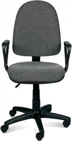 Кресло офисное компьютерное Престиж Самба ткань светло-серая