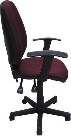 Компьютерное кресло Флеш Синхро Т ткань бордовая