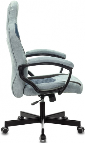 Кресло компьютерное игровое Zombie VIKING 6 KNIGHT ткань голубой