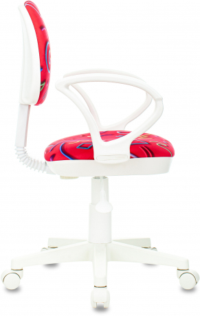 Детское компьютерное кресло Бюрократ KD-3/WH/ARM розовый Sticks 05