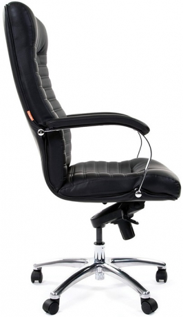 Офисное кресло руководителя Chairman 480 кожа черный