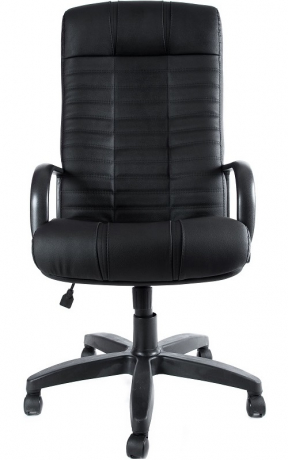 Кресло офисное Атлант Стандарт экокожа черная