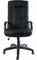 Кресло офисное Атлант Стандарт экокожа черная