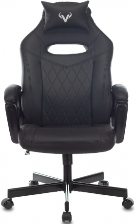Кресло компьютерное игровое Zombie VIKING 6 KNIGHT черный экокожа