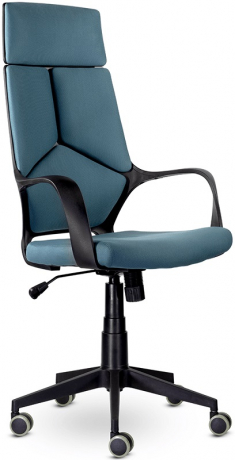 Компьютерное кресло Айкью ткань голубой