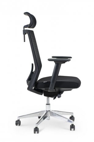 Кресло руководителя Norden Партнер aluminium черный