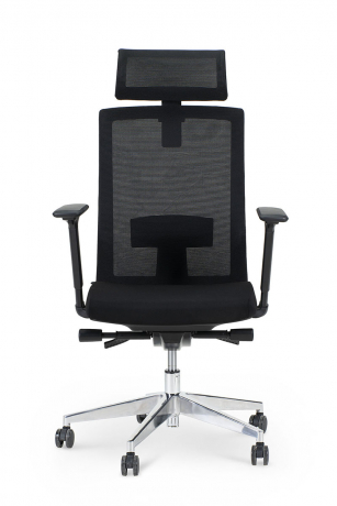 Кресло руководителя Norden Партнер aluminium черный