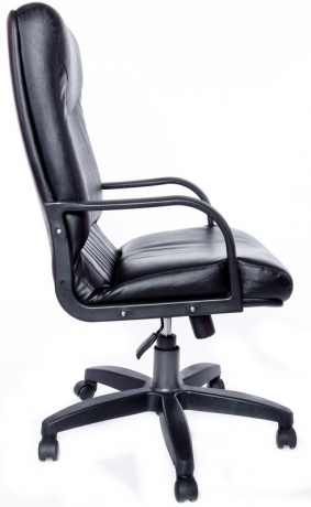 Кресло офисное Свинг Стандарт кожа черная