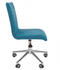 Офисное кресло Chairman 020 велюр бирюзовый