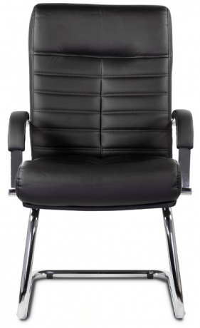 Конференц-кресло UTFC Орион Н/п хром экокожа черная