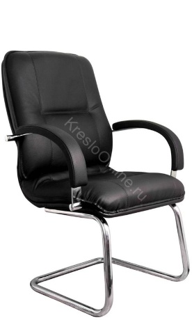 Конференц-кресло Филадельфия хром низкая спинка