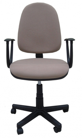 Кресло офисное компьютерное Престиж Соната ткань светло-коричневая