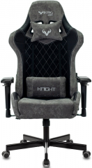 Кресло компьютерное игровое Zombie VIKING 7 KNIGHT черный текстиль/экокожа