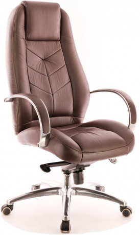Кресло руководителя Everprof Drift Lux M экокожа коричневая