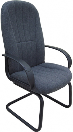 Офисное конференц-кресло Вега Ультра ткань серая