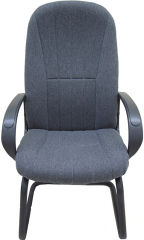 Офисное конференц-кресло Вега Ультра ткань серая