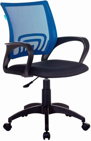 Компьютерное кресло Бюрократ CH-695NLT синий сетка сиденье черный ткань