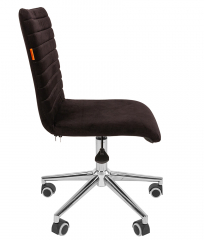 Офисное кресло Chairman 020 велюр черный