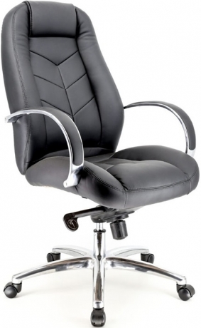 Кресло руководителя Everprof Drift Lux LB экокожа черная