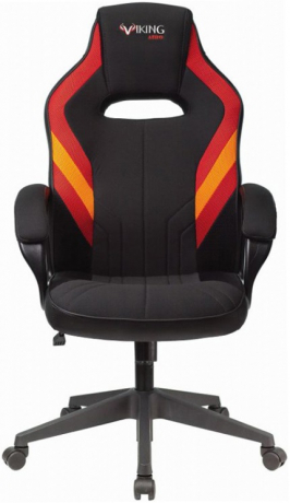 Кресло компьютерное игровое Zombie VIKING 3 AERO черный/красный текстиль/экокожа