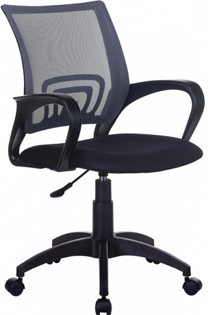 Компьютерное кресло Бюрократ CH-695NLT темно-серый сетка сиденье черный ткань