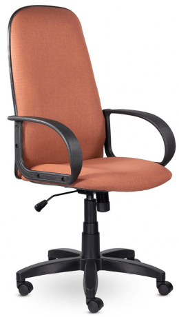 Компьютерное кресло UTFC Эльф В пластик 727 ткань Терракот-05