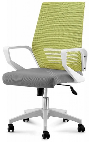Кресло Norden Офисное Эрго LB белый пластик